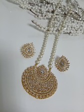 White Gold Plated Mala Set