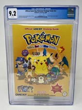Official Game Boy Pokemon Strategy Guide Yellow, Red & Blue CGC Graded 9.2 ? ?