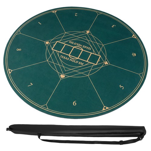 Round poker mat - for, texas