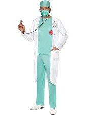Doctor Blue Scrubs, Coat &