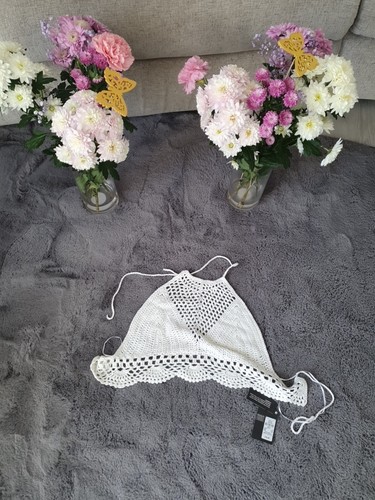 Women crochet halter - women's, neck
