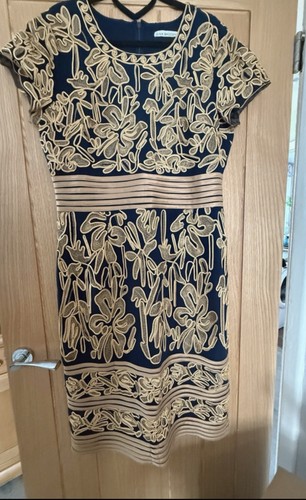 Gina bacconi navy beige floral - gina,