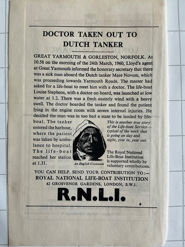 Rnli 1961 original vintage - rnli,