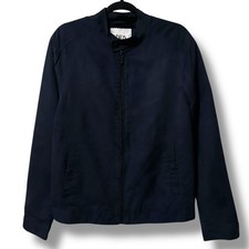 ZARA Men's Faux Suede Navy