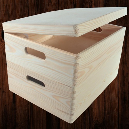 Tier wooden crate - wooden, set