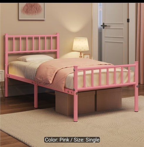 Costoffs single metal bed - single,