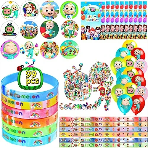 99pcs cocomelon birthday party - birthday,