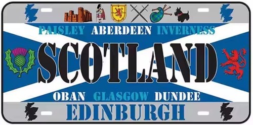 Scotland license plate - scotland,