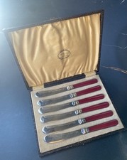 Vintage EPNS Butter Knives Set