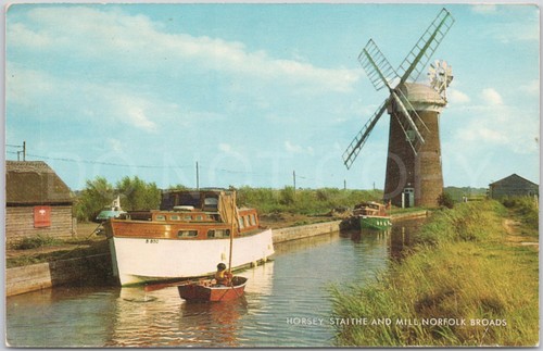 Horsey windmill boats vintage - horsey,