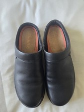 Clarks Pro Mules Clogs Black