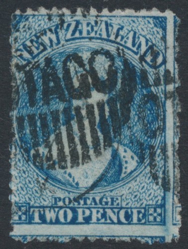 New zealand 1862 blue - new,