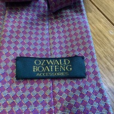 OZWALD BOATENG PURE SILK TIE