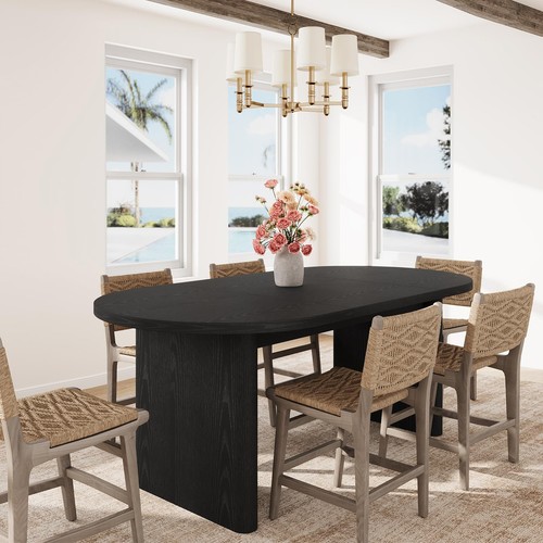 Spacious oval dining table for - oval,