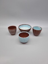 A Set Of 4 Studio Pottery