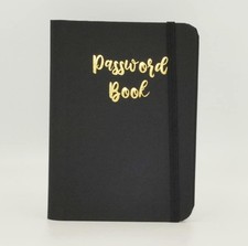 Password Book A-Z Tabbed Notebook for Internet Login Information' Small Pocket S