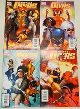 Marvel Divas Key 4 Issue Comic Set 1 2 3 4 High Grade FN+ J Scott Campbell