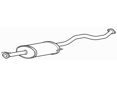 Quality centre exhaust middle - exhaust,