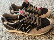 New Balance Black & Grey Size 5 Trainers with Zebra Detail - Brand New no box