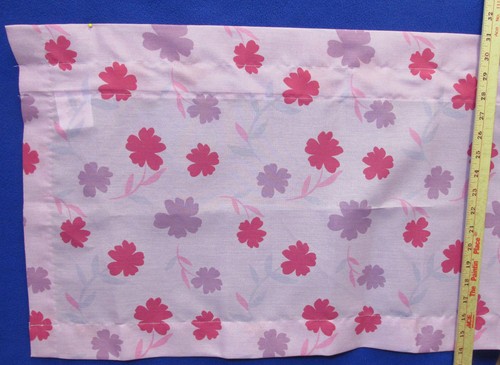 Curtain valance pink purple - curtain,