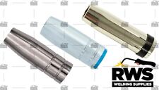 MIG Welding Nozzle MB15 MB25 MB36 Conical Gas Shroud Push Fit MB 15 25 36 Torch