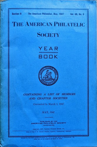 1947 american philatelic - 1947,