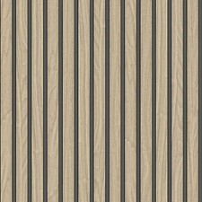 Wood Slats Vinyl Wallpaper 3D