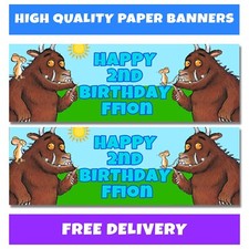 GRUFFALO Personalised Birthday Banner - The Gruffalo Birthday Party Banners