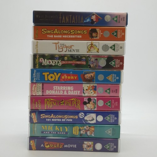 Job lot vhs cassettes x10 - job,