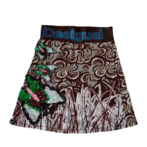 Desigual skirt medium graphic - desigual,