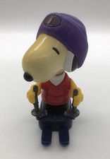 Snoopy 2002 McDonalds Plastic Skiing Friction Toy