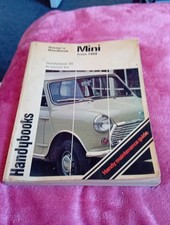 Owners Hand Book For Mini 1959