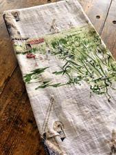 Vintage 1950's Barkcloth