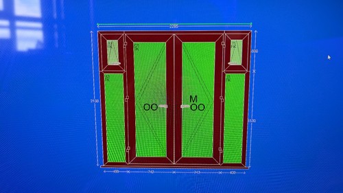 French doors with side - french,