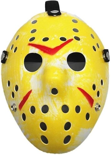 Yellow hockey horror mask - horror,
