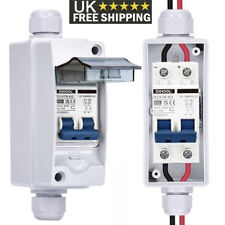 Solar Battery PV Switch DC 40 Amp 63 Amp 12V - 240V & Waterproof Enclosure UK