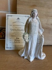 Coalport Ltd Ed Figurine - Royal Brides - Queen Elizabeth The Queen Mother -6977