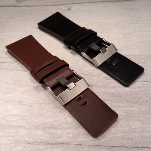 Calf leather watch strap 30mm - leather,