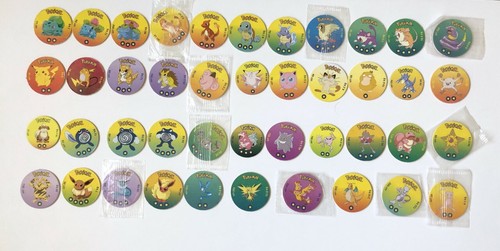 Pokemon 1999 original pogs - 1999,