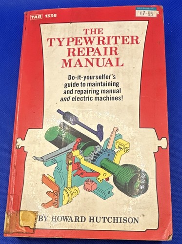Typewriter repair manual - typewriter,
