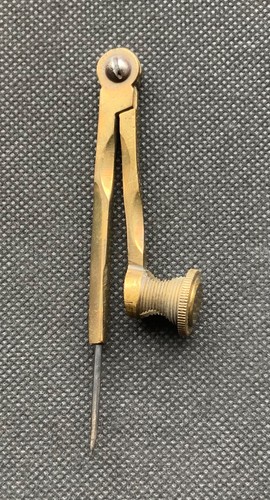 Vintage brass drawing compass - vintage,