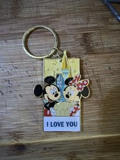 Vintage Keychain Mickey Minnie