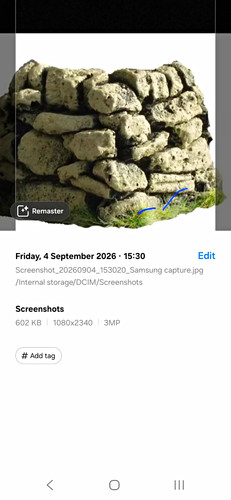 Corner dry stone - , wall