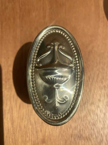 Oval brass adam - brass, door