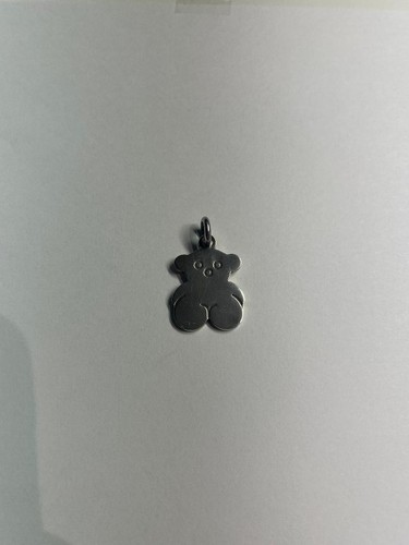 Silver bear charm - charm, 6.5g