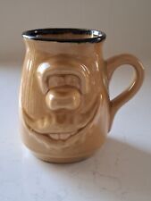 Pottery Ugly Mug Face  Grinning Smiling Vintage