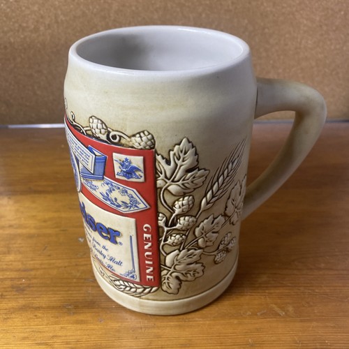 Vintage budweiser stein mug - vintage,