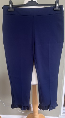Cropped trousers with - m&s,