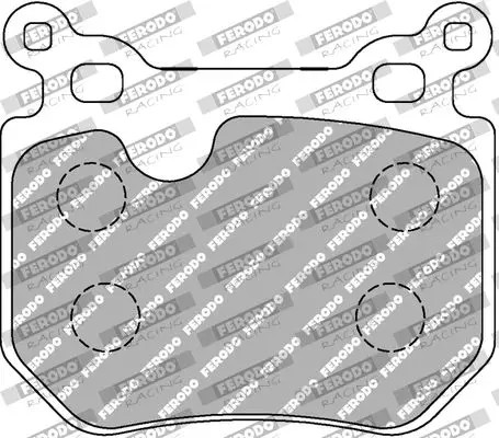 Brake pads fcp4217h ferodo - brake,