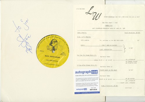 Humble pie signed interview - 2,
